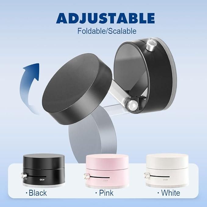Vacuum Magnetic Suction Phone Holder – 360° Rotation, Strong Grip, Universal Mount